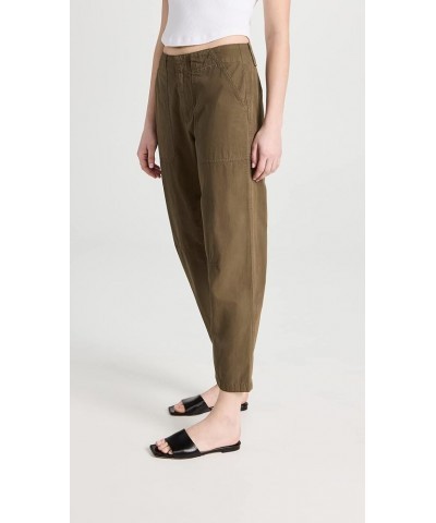 Women's Leyton Workwear Pants Olive Green $106.04 Pants