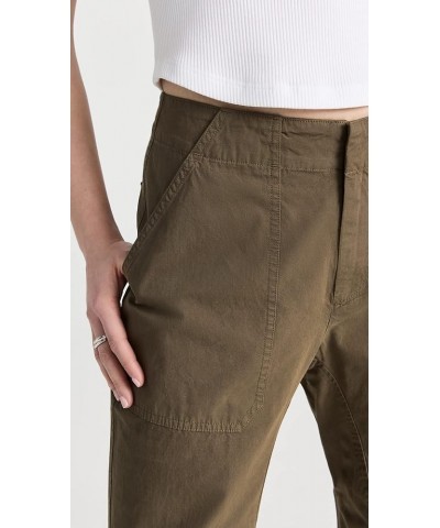 Women's Leyton Workwear Pants Olive Green $106.04 Pants