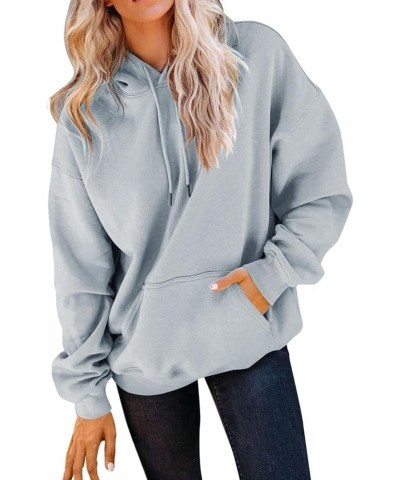 Crewneck Sweatshirts Women,Womens Gradient Drawstring Hoodie Long Sleeve Pockets Plus Size Hooded Sweatshirt Grey 1 $3.95 Act...