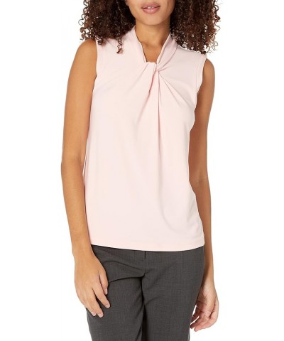 Sleeveless Blouse – Business Casual Women's Tops with Knotted Neckline Ballerina $26.10 Blouses