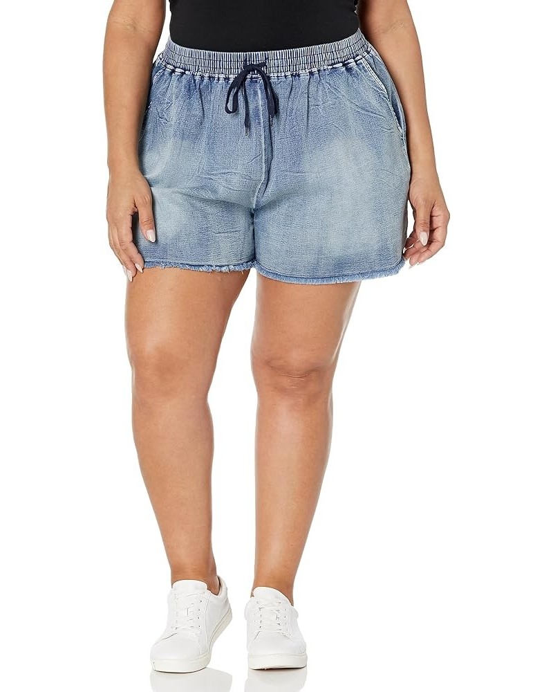 Women's City Chic Plus Size Short Soft Denim Light Wash $10.33 Shorts