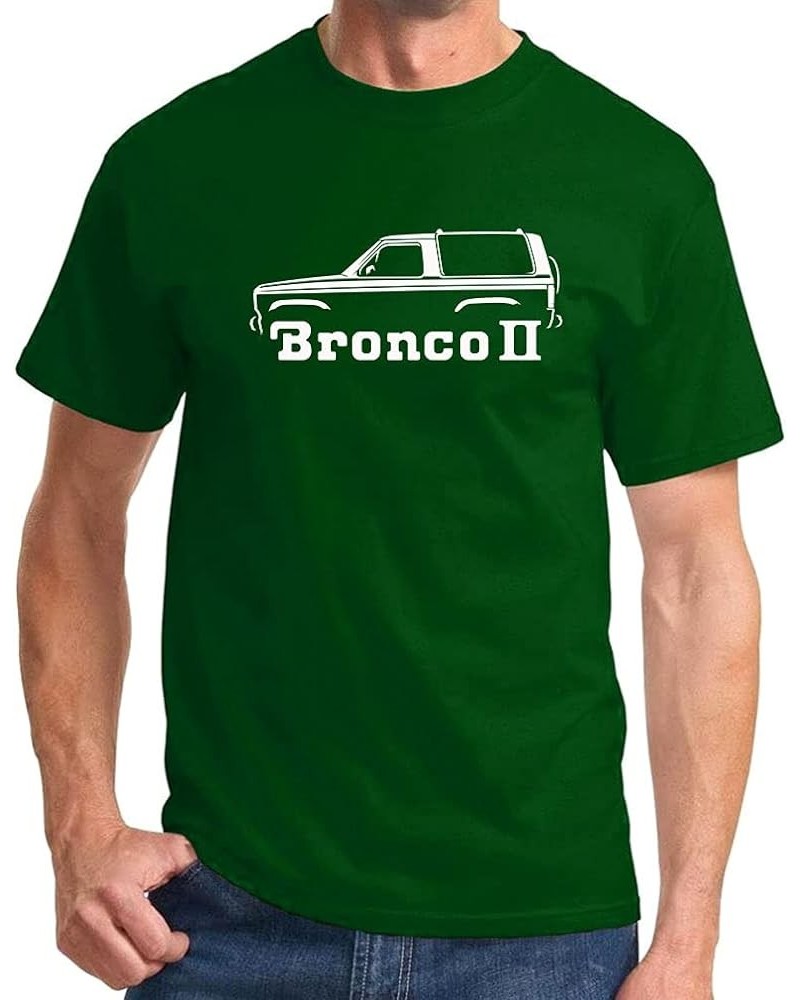 1984-90 Ford Bronco II Truck Classic Outline Design Print Tshirt Forest $15.00 T-Shirts