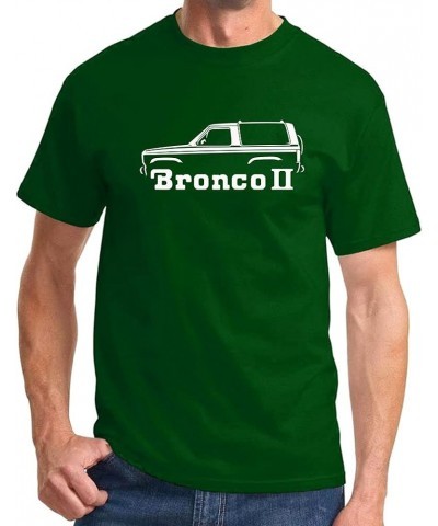 1984-90 Ford Bronco II Truck Classic Outline Design Print Tshirt Forest $15.00 T-Shirts