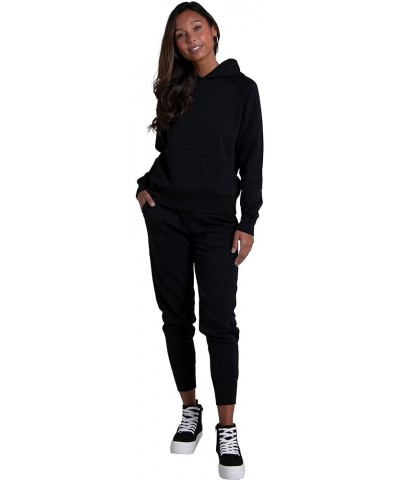 Women's Crafted Comfort Crafted Comfort Joggers & Open Bottom Pants Joggers Black $7.96 Activewear