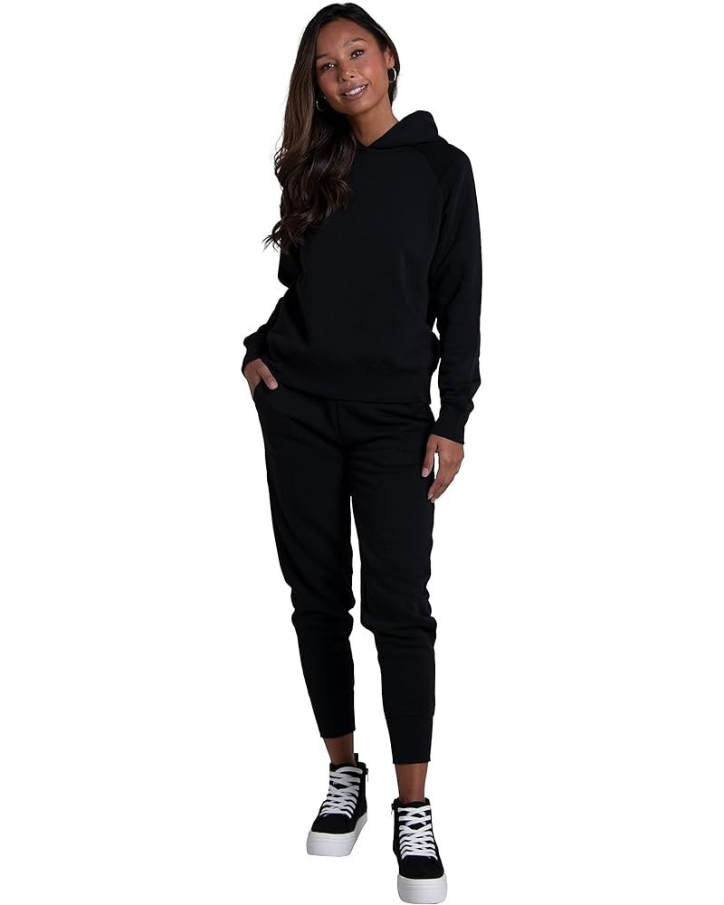 Women's Crafted Comfort Crafted Comfort Joggers & Open Bottom Pants Joggers Black $7.96 Activewear