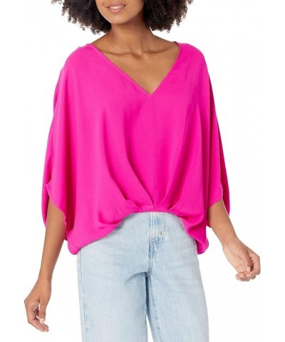 Women's Blouson Waist Blouse Trina Pink $46.29 Blouses