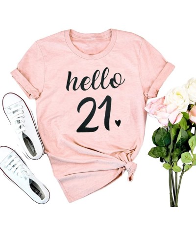 Women 21st Birthday Shirt Twenty First Birthday Tshirt 21 Birthday Party Shirt Final Legal T Shirt Pink-1 $14.99 T-Shirts