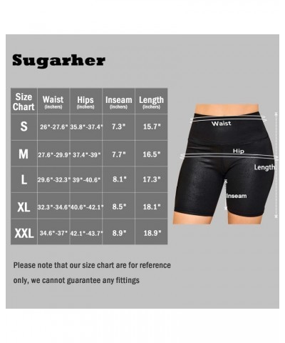 Womens Faux Leather Biker Shorts High Stretchy Gym Shorts Black $13.24 Shorts