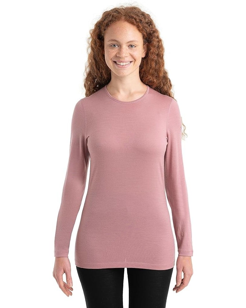 Icebreaker, 200 Oasis Lichen Long-Sleeve Crewe Top - Women's Crystal Small $45.42 Activewear