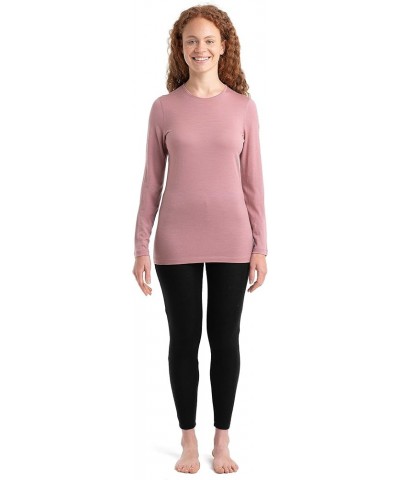 Icebreaker, 200 Oasis Lichen Long-Sleeve Crewe Top - Women's Crystal Small $45.42 Activewear