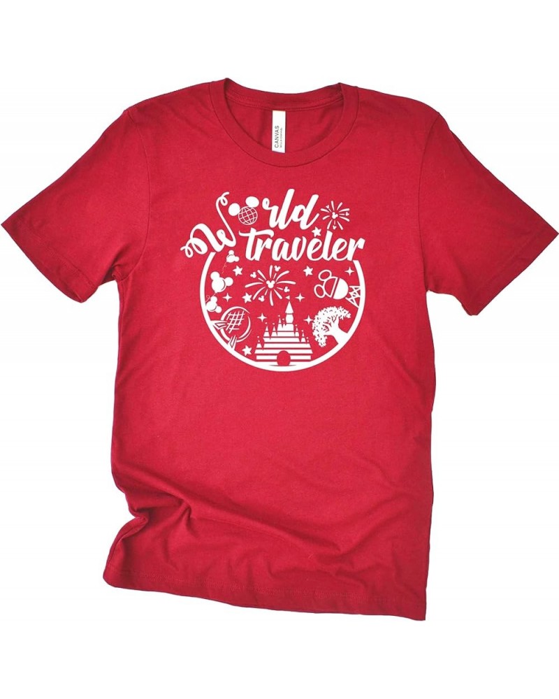 Orlando Theme Park World Traveler Shirt Unisex - T-Shirt, Tank Top Red $13.97 T-Shirts