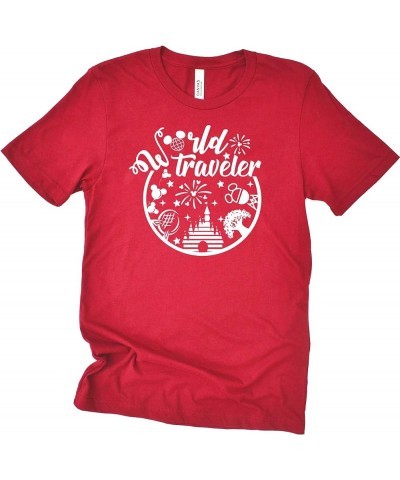 Orlando Theme Park World Traveler Shirt Unisex - T-Shirt, Tank Top Red $13.97 T-Shirts