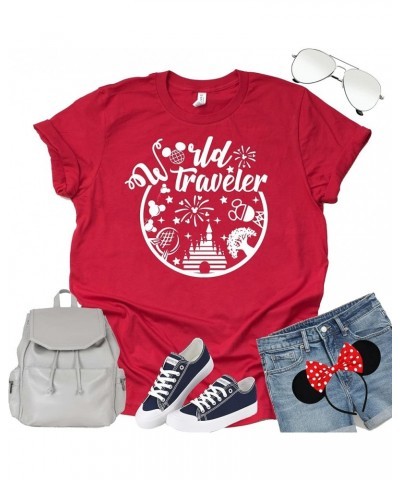 Orlando Theme Park World Traveler Shirt Unisex - T-Shirt, Tank Top Red $13.97 T-Shirts