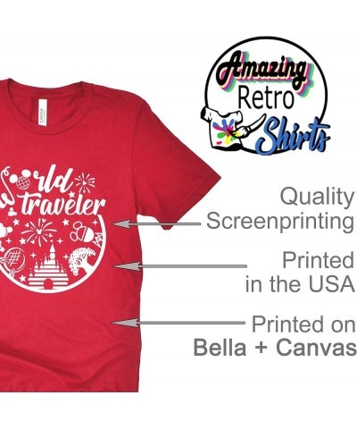 Orlando Theme Park World Traveler Shirt Unisex - T-Shirt, Tank Top Red $13.97 T-Shirts