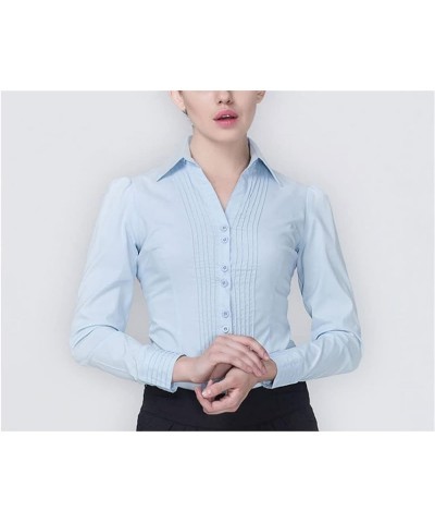 Bodysuits Women Rompers Office Lady Work Wear Shirts Blouses Female Tops Business Overalls Large White $19.74 Overalls