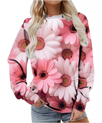 Women's Valentine's Day Hoodies Cute 3D Graphic Print Sweatshirt Loose Fit Long Sleeve Pullover Shirt G07 Pink $9.86 Hoodies ...