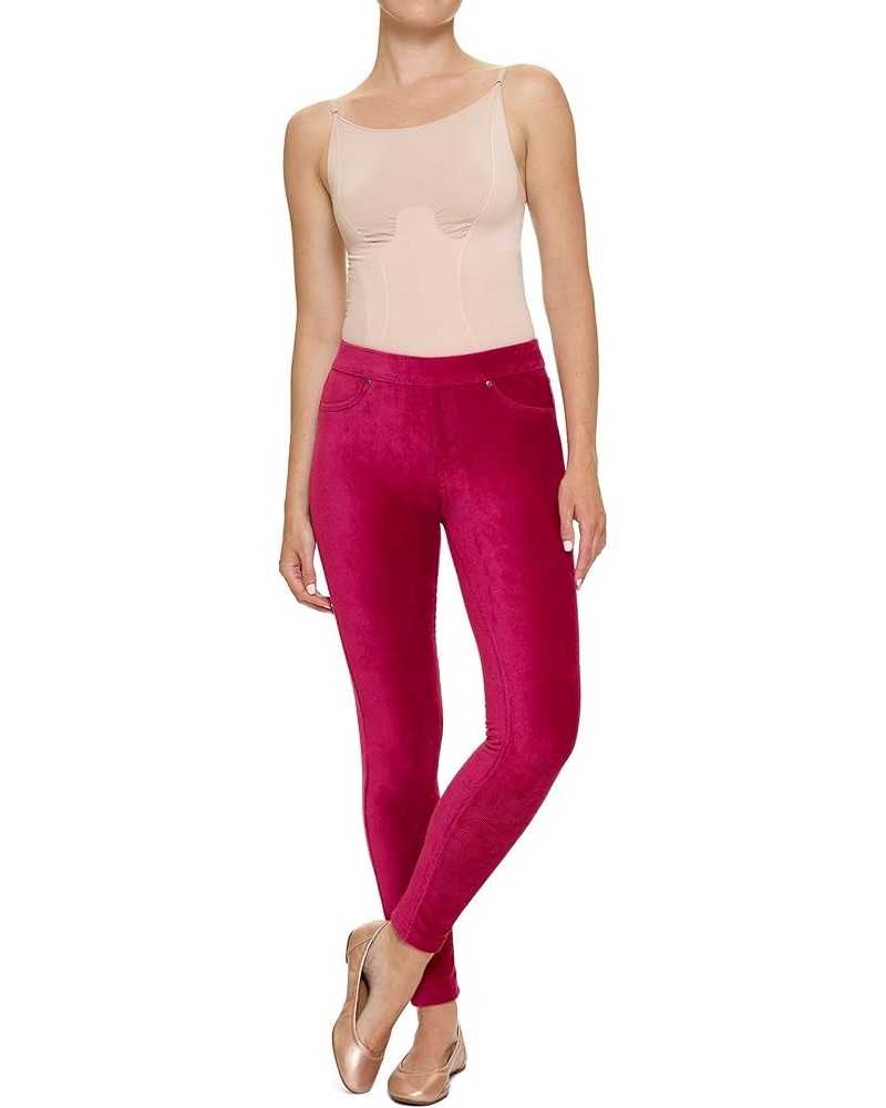 Women's Corduroy Leggings Beet Red $12.30 Leggings