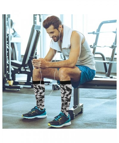 Unisex Compression Crew Knee High Sock Long Athletic Soft Circulation Socks Multi 16 2 $9.44 Activewear