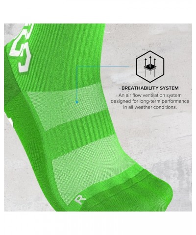 Gravity Pro Grip Socks with Non-Slip Technology, Soccer, Running, Basketball, Unisex, Crew Length Pink $15.29 Activewear