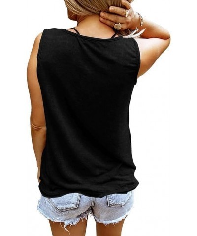 Womens Sleeveless Tank Tops Loose Fit Summer Fashion Sexy V Neck Tee Shirt Top Nm Violin $12.92 Activewear