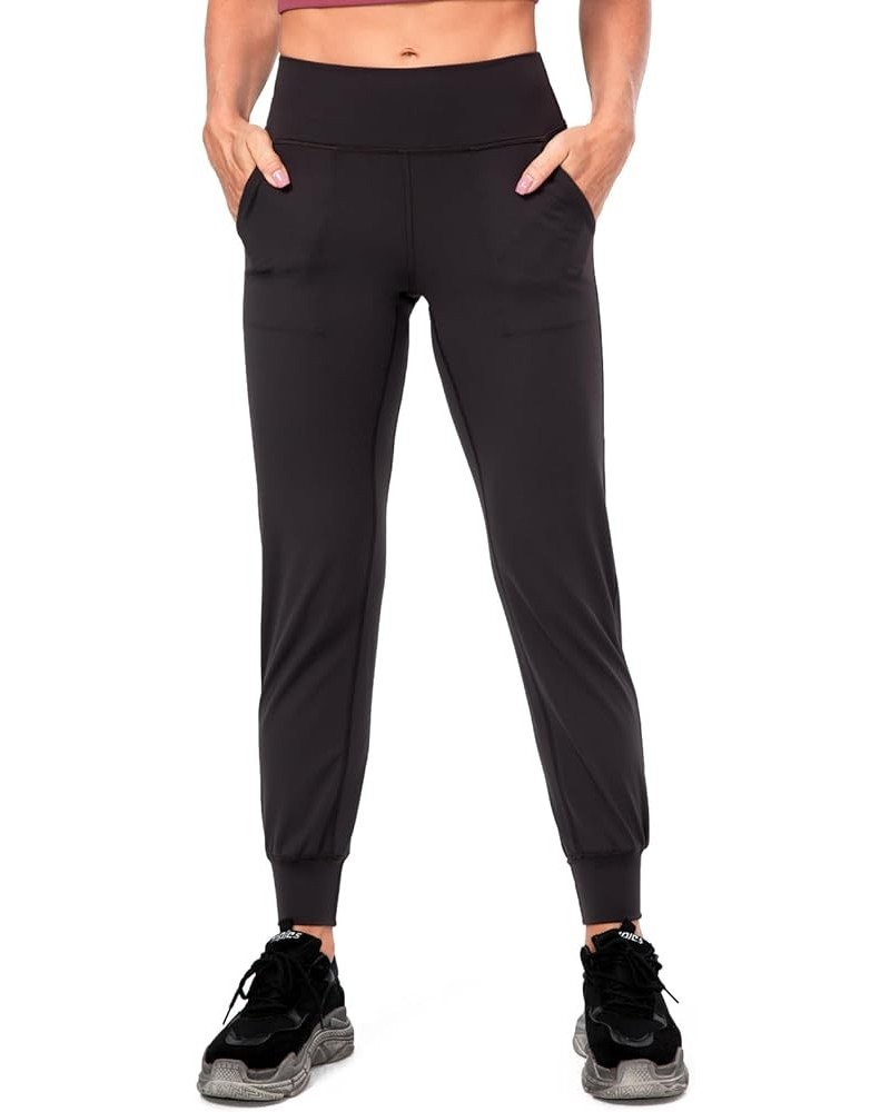 Women's Joggers Tapered Sweatpants Pockets Comfy Stretch Lounge Active Yoga Pants Charcoal Gray $13.74 Activewear