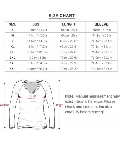 Women's Long Sleeve T Shirts Fall Loose Fit V Neck Tee Shirts Casual Comfy Soft Lightweight Tops (S-3XL) White Black Floral D...