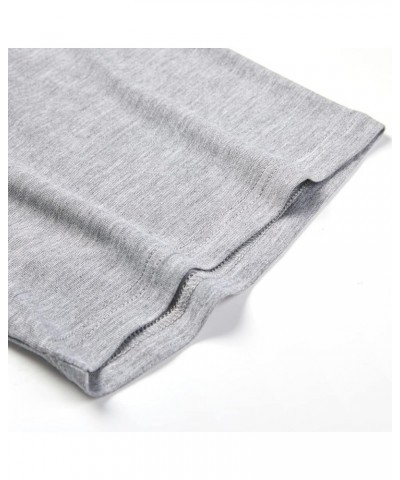 Women's Ultra Thin Stretch Short Leggings 1x Grey Plain $7.96 Leggings