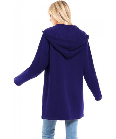 Women's Casual Oversized Loose Fit Zip Up Pullover Hoodie Tunic Sweatshirt Jacket Fall Outfits (S-3X) Royal $16.40 Hoodies & ...