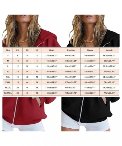 Womens Zip Up Hoodies Oversized Sweatshirt Hoodie Cute Fall Casual Drawstring Jacket with Pockets Beige $10.23 Hoodies & Swea...