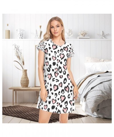 Women's PJ Nightshirt, Short Sleeves Nightgown Sleepwear Lingerie Sleep Dress(S-2XL) Multi 19 $15.95 Sleep & Lounge