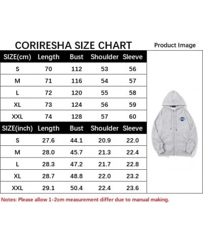 Teen NASA Printed Zip Hoodie Long Sleeve Drawstring Fashion Sweatshirt Blue $15.68 Hoodies & Sweatshirts