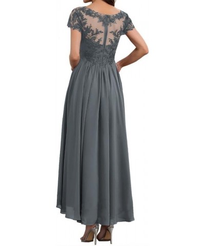 Mother of The Bride Dresses for Wedding A Line Lace Wedding Guest Dresses for Women Tea Length Royal Blue $42.14 Dresses