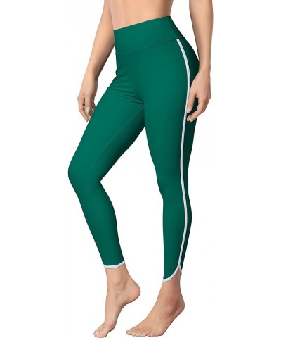 Womens Swim Pants with Pockets Long Swim Leggings High Waisted Swimming Pants 2 Green (No Pockets) $18.28 Swimsuits