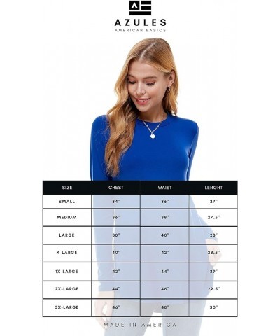 Plus Size Women's Long Sleeve Top Round Scoop Neck Casual Flowy Tunic Top Silver Sand $13.19 Tops