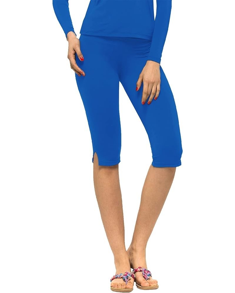 Women UPF 50+ Beach Board Shorts Pants Swimsuit Bathing Swim Rash Guard Yoga Bottom (RSP) Blue $10.15 Swimsuits