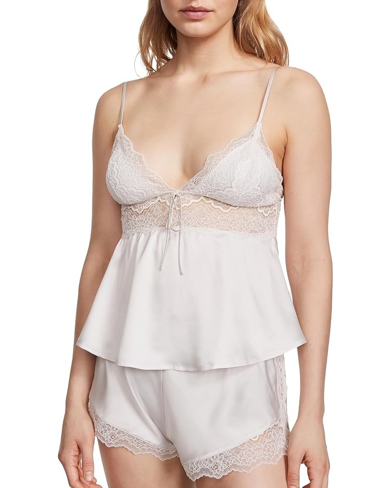 Stretch Lace & Satin Cami Set, Women's Sleepwear (XS-XXL) Coconut White $41.22 Sleep & Lounge