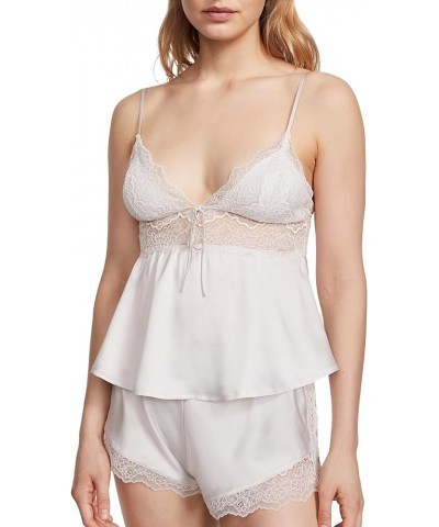 Stretch Lace & Satin Cami Set, Women's Sleepwear (XS-XXL) Coconut White $41.22 Sleep & Lounge