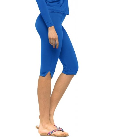 Women UPF 50+ Beach Board Shorts Pants Swimsuit Bathing Swim Rash Guard Yoga Bottom (RSP) Blue $10.15 Swimsuits