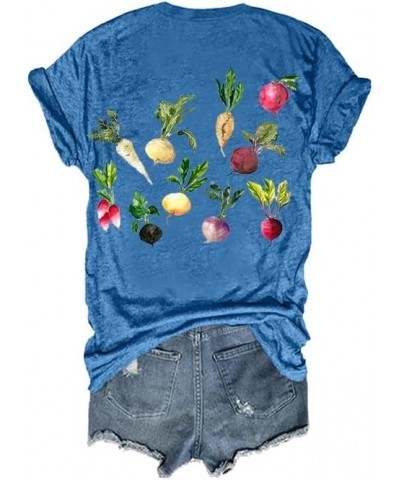 Let's Root for Each Other Shirt Fun Graphic Tee Gift V Neck Casual Tops Blue $12.37 T-Shirts