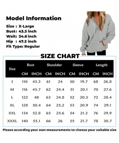 Quarter Zip Hoodies for Women Fall Winter Oversized Sweatshirts Teen Girl Pullover with Pocket C-red $11.97 Hoodies & Sweatsh...