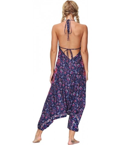 Womens Yoga Pants Jumpsuit Backless Sleeveless Baggy Casual Hippie Boho Palazzo Sexy Adjustable Strappy for S-XL 13 $13.92 Ju...