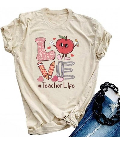 Teacher Valentine's Day Shirt Positive Affirmations Candy Hearts T-Shirts Teacher Valentines Gift Tees Love $8.39 T-Shirts