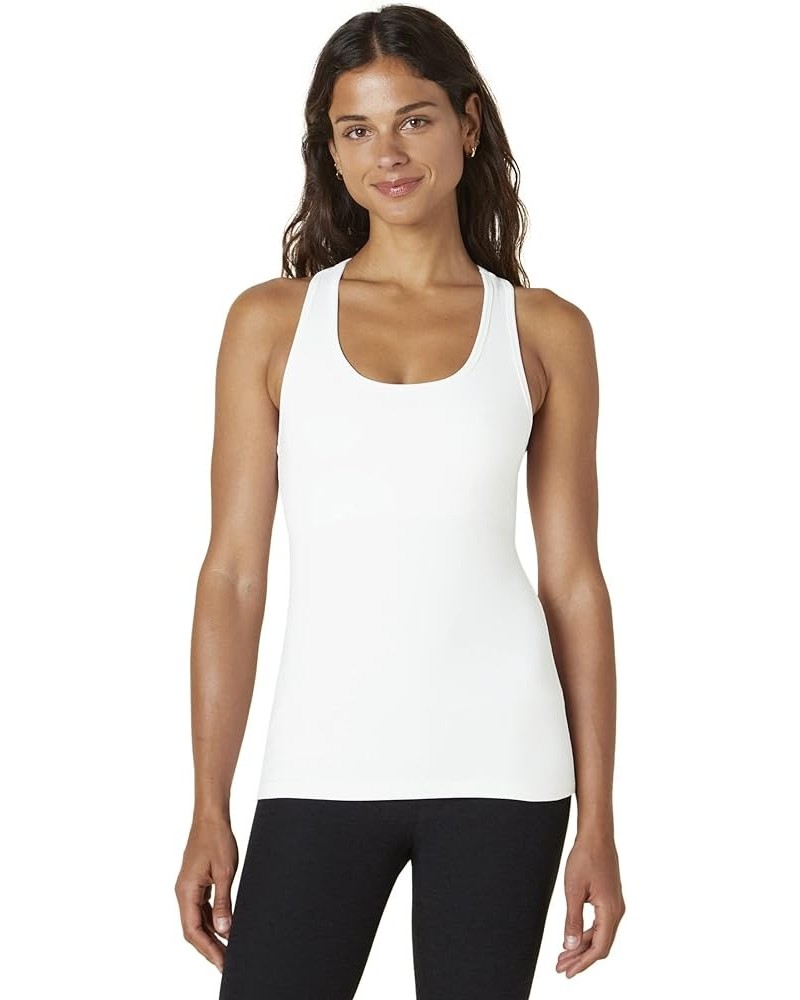 Plus Size Spacedye Racerback Tank Cloud White $46.00 Activewear