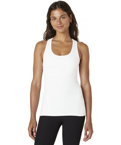 Plus Size Spacedye Racerback Tank Cloud White $46.00 Activewear