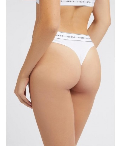 Women's Carrie Thong Panty Pure White $5.55 Lingerie