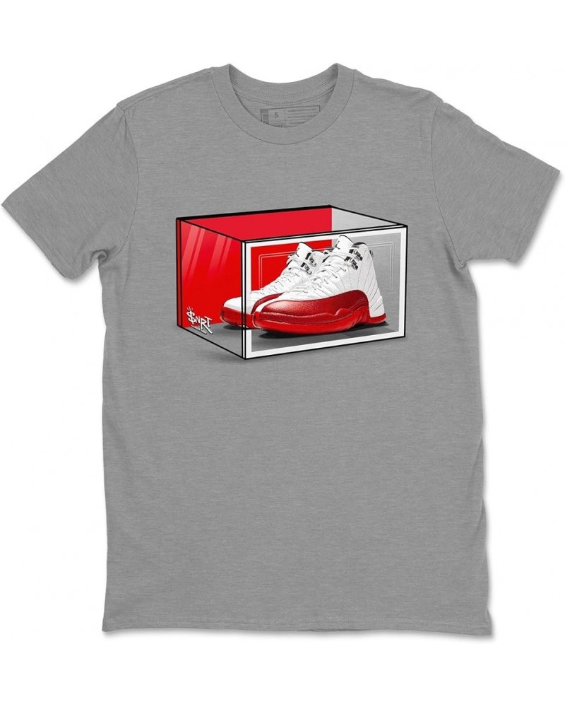 Graphic Tees Shoe Box Design Printed 12 Cherry Sneaker Matching T-Shirt Heather Grey $19.87 T-Shirts