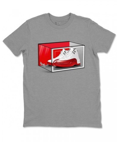 Graphic Tees Shoe Box Design Printed 12 Cherry Sneaker Matching T-Shirt Heather Grey $19.87 T-Shirts