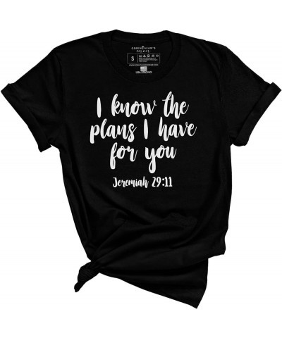 Christian Tshirts Women Jesus Shirts Christian Apparel Plans Black $12.07 Tops