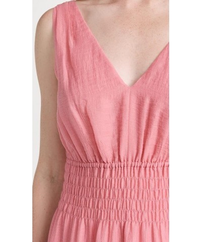 Women's Sleeveless V Neck Smocked Dress Rosetta $25.70 Dresses