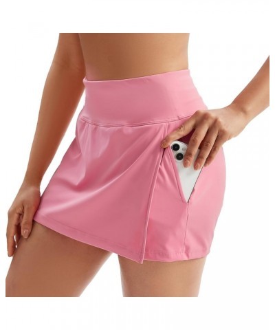 Flowy Skort Shorts for Women Gym Yoga Athletic Workout Running Tennis Skirt Cute Girls Trendy Clothes Casual Summer Pink $13....